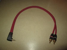 Straightwire 3.5 to RCA Cable  17"