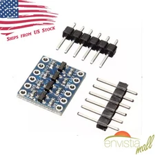 IIC I2C 4-Channel Bi-Directional 5V to 3.3V Logic Level Converter Module US Stk