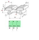 Ersatz Kappen Bett Lattenrost Kunststoff Lattenhalter Endkappenhalter Reparatur