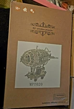 3D Wooden Puzzle Adults  Air Vehicle Wooden Mechanical DIY Puzzles