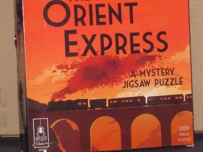 BePuzzled The Orient Express Mystery Puzzle 1,000 Pieces 23''x 29''  Used