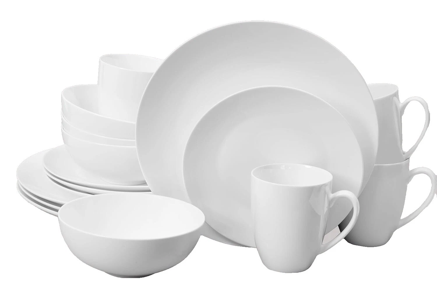 White Bone China Dinner Service Sets
