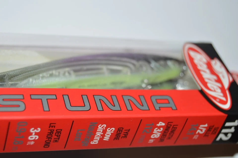 Berkley stunna 慢速下沉混蛋饵 4 3/8" 1/2 盎司北极光 — 第 2/4 张图片