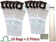 Casa Vacuums replacement for Sebo, Windsor Service Box 10 Bags + 2 Filters