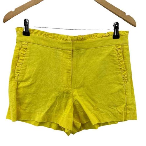 J. Crew Chino Shorts Womens 4 Yellow 
