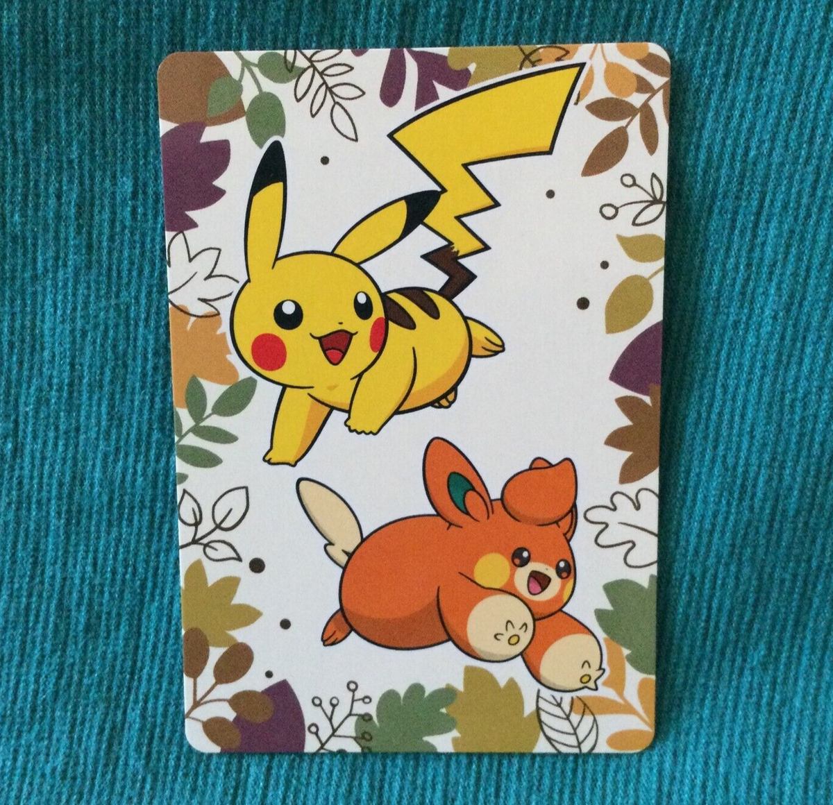 LP+】Pikachu Pawmi Pokemon Pronto Collaboration Thank You Card
