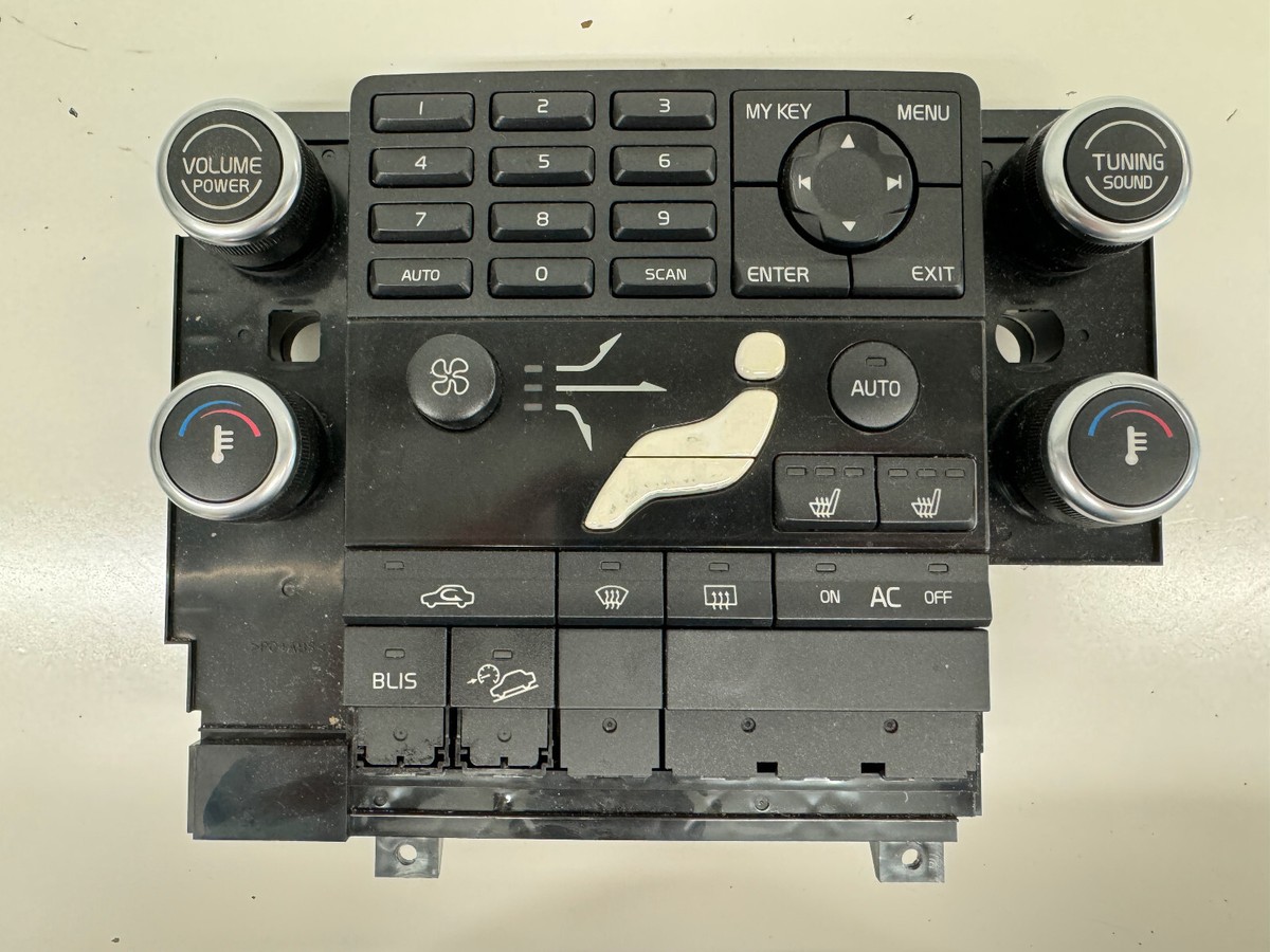 09-11 Volvo S80 XC70 V70 XC60 Radio/Heater Control Panel CCM