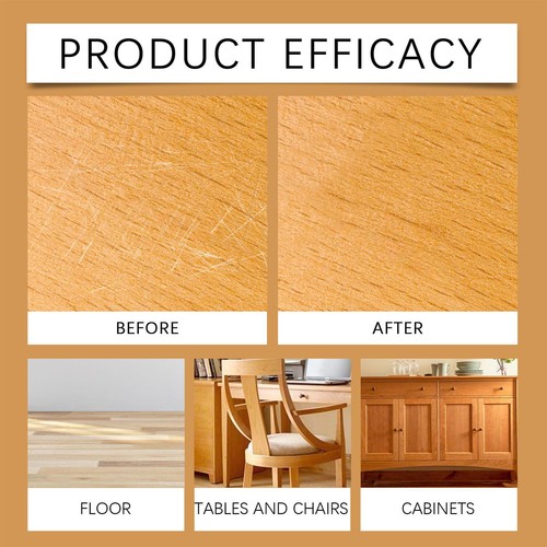 Wood Scratch Repair Instant Fix Scratch Remover Spray Floor Polish Respectable - Picture 4 of 12