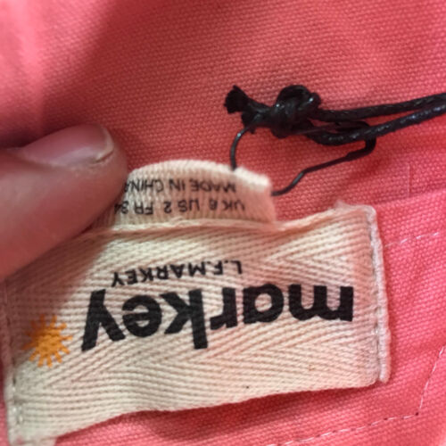LF Markey Jumpsuit Womens 2 US Marcy Dungaree Canvas Pink Pocket One Piece - Picture 10 of 13