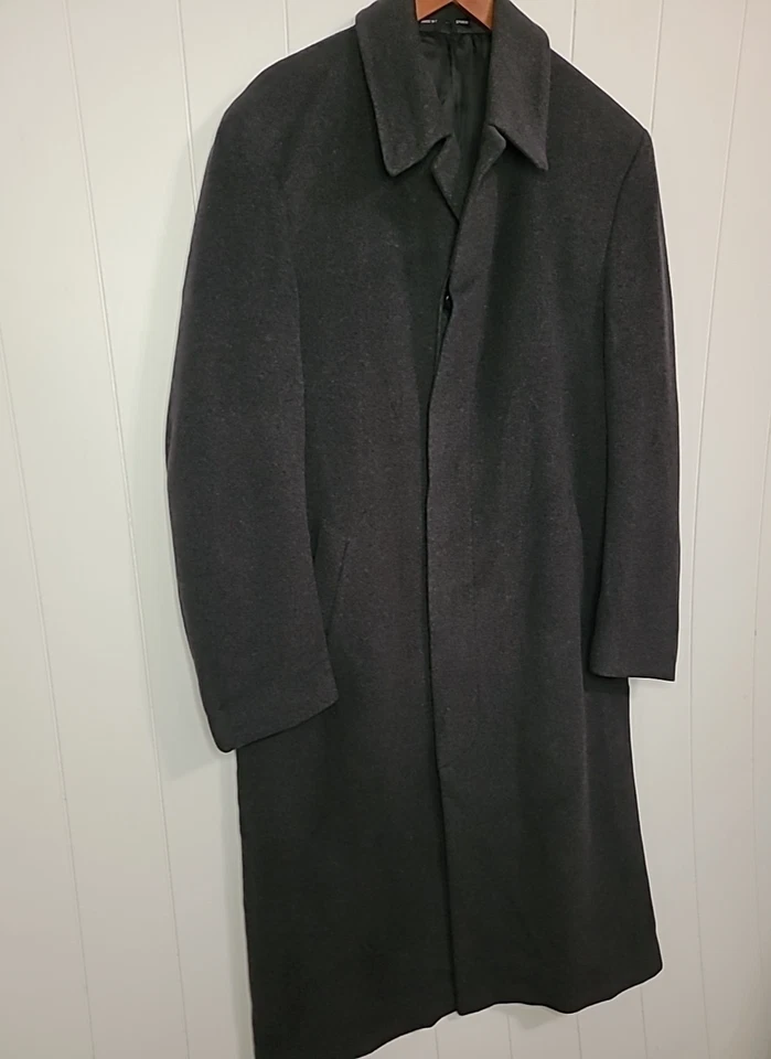 Gabardina Jones New York Hombre Lana Negocios Años 90 Y2K 44L Otoño Invierno Foto 3 de 4