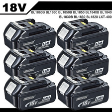 Für Makita Akku 18V 6Ah 5Ah 8Ah 9Ah 12Ah BL1860B BL1850B BL1840B BL1830B LTX DHL