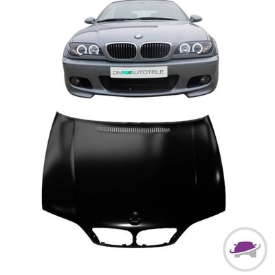 Motorhaube Bonnet Coupe Cabrio 03-07 FACELIFT STAHL VERZINKT passt für BMW E46