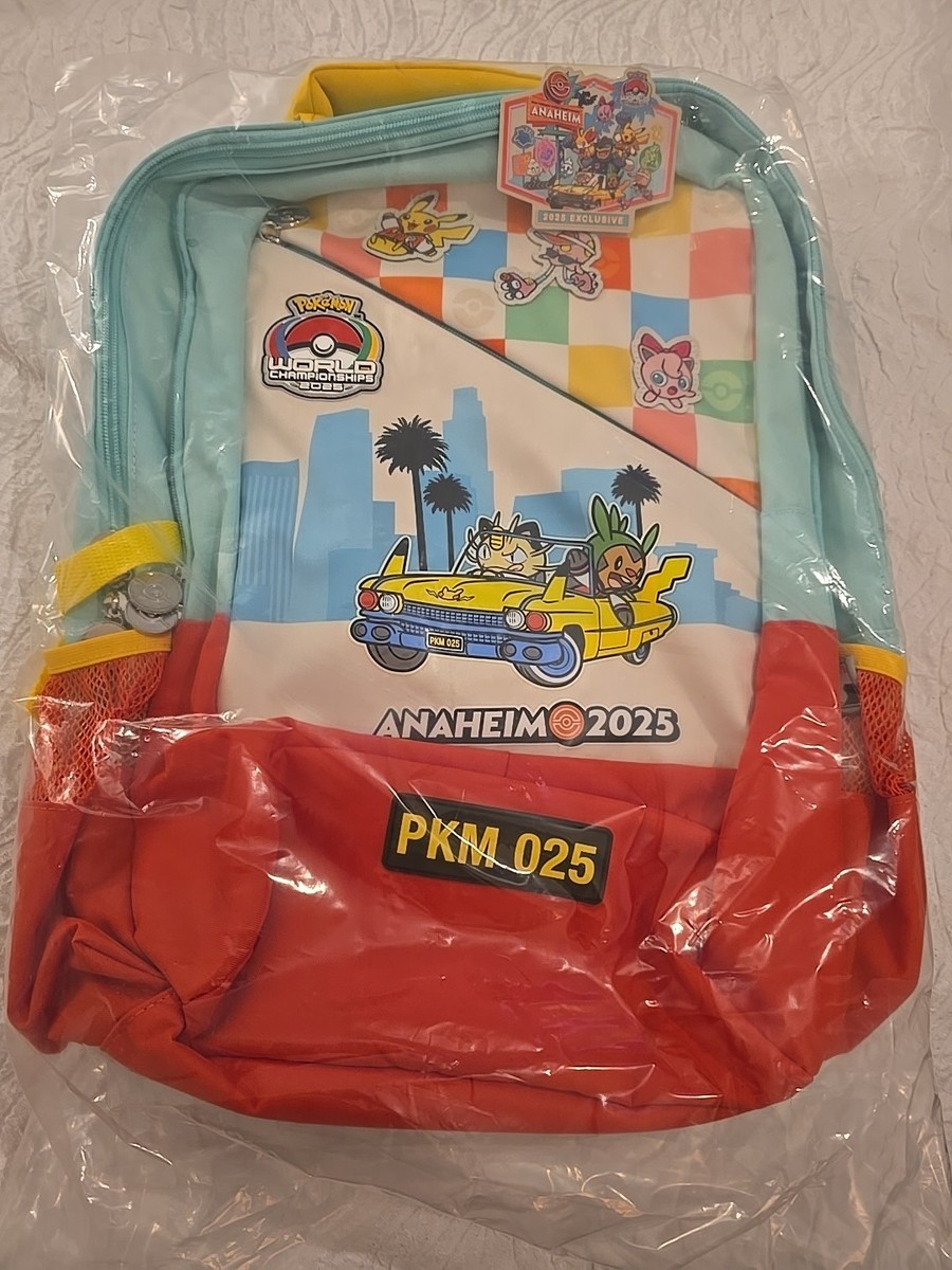 Pokemon World Championships 2025 Anaheim Backpack Bag
