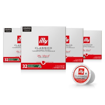 illy Medium Roast Coffee Pods 32 Count Single Serve K Cups Italian Flavor