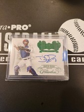 2018 Panini Flawless Memorable Marks Emerald David Ross 1/5 Auto Chicago Cubs