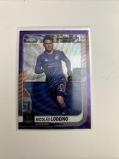 2025 Topps Chrome MLS #55 Nicolas Lodeiro Purple Wave Refractor #/75