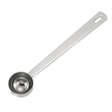 Measuring Spoon, 5ml Long Handle Table Scoop Teaspoon, Silver