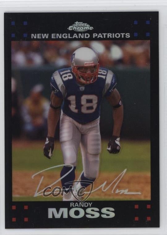 2007 Topps Chrome Refractor Randy Moss #TC28 HOF 7v7