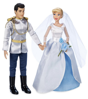 Disney Cinderella und Prinz Charming Klassisches Hochzeitspuppen-Set