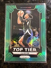 2024 Panini Prizm WNBA #1 A'ja Wilson Top Tier green prizim 