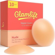 Glamlift Premium Nipple Covers. 8cm Small / Medium Cup A - C