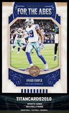 Amari Cooper 2019 Panini Legacy For The Ages Dallas Cowboys #FTA-AC