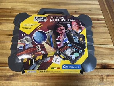 Clementoni Science & Play Forensic Detective Kit, Fingerprints, Casting & Codes