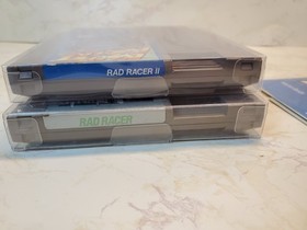 Rad Racer 1 and 2 with Manuals | Nintendo NES Lot Vtg Games