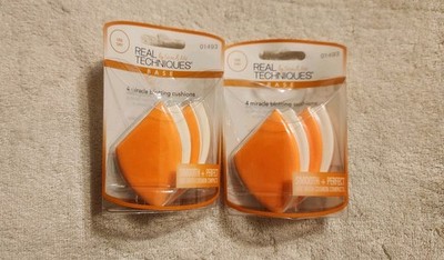 REAL TECHNIQUES 4 Miracle Blotting Cushions Base (01493) 2PK