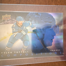 Upper Deck 2023-24 Series 1 Compositions Tyler Toffoli #CMP-23 San Jose Sharks