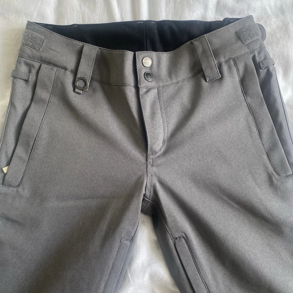 Pantalones de esquí para mujer Roxy talla XS gris ajustados patio trasero nieve snowboard elásticos Foto 2 de 4
