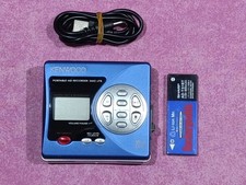 Kenwood DMC-J7R Mini Disc REC/Player MD Original, Working perfect. Blue.