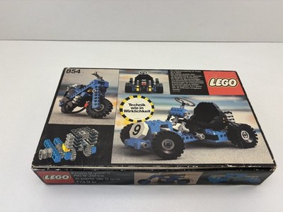 LEGO  Legoland Technic 854 Go Kart komplett mit BA & OVP INLAY
