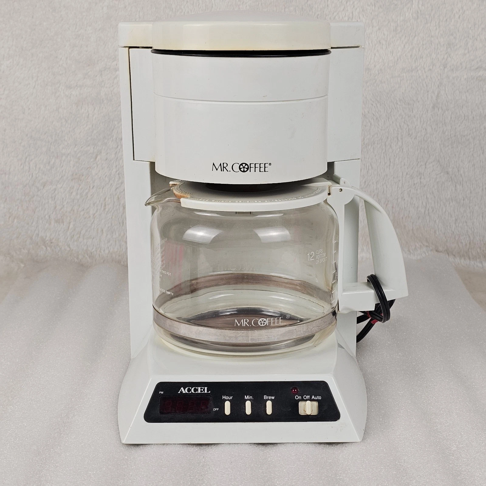 Vintage MR. COFFEE MAKER ACCEL 10 CUP COFFEE MACHINE POT MODEL PR16