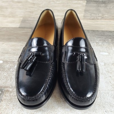 Cole Haan Pinch Mens Tassel Loafer Sz 11 Black Leather Comfort