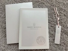 New Harry Winston Bridal Collection Design Catalog Book w/ Bookmark & Envelope