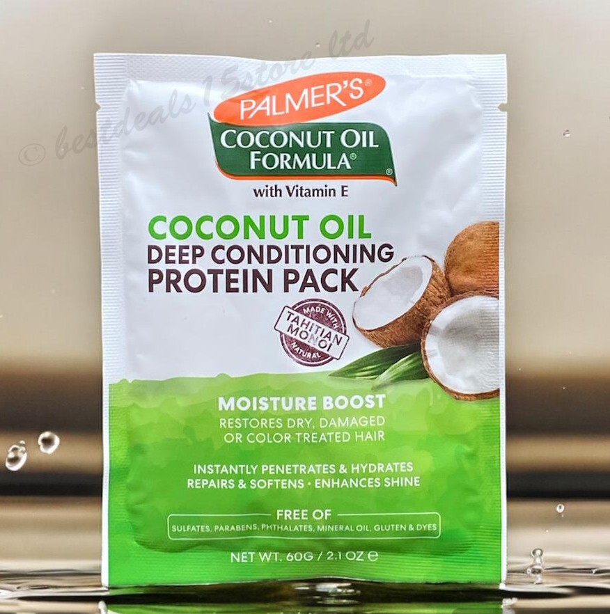 Palmer's Coconut Oil Formula Deep Conditioner Protein Pack 60G - Image 2