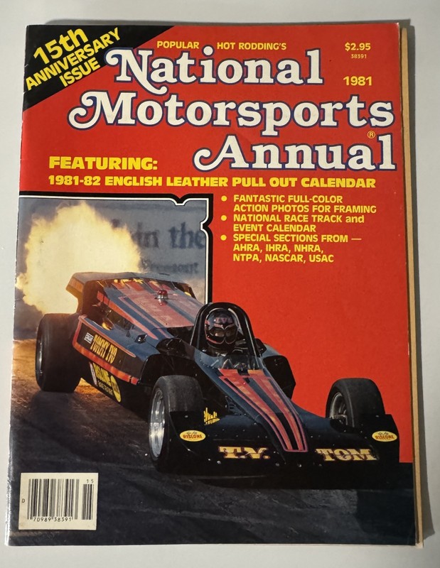 1981 National Motorsports Annual TV Tommy Ivo NTPA NHRA IHRA AHRA NASCAR USAC