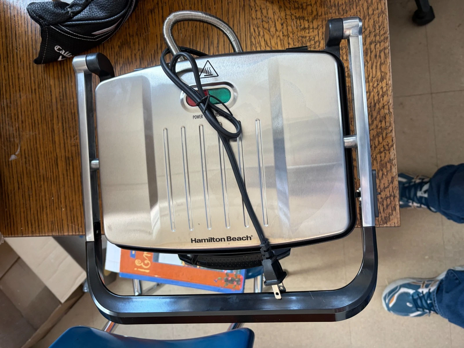 Hamilton Beach Electric Panini Press & Indoor Grill - Stainless Steel (25410)
Opens in a new window 