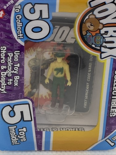 Micro Toybox más pequeño del mundo serie 1 | 5 juguetes - GI Joe en la parte superior. Precintado - Imagen 3 de 8