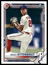 2021 Bowman Draft #BD-170 Micah Ottenbreit