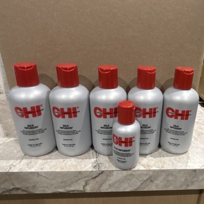 CHI Silk Infusion Hair Treatment Set 6 fl oz & 2 fl oz Bottle Set