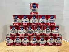 1960’s Heinz Soup Warmer Display Cans