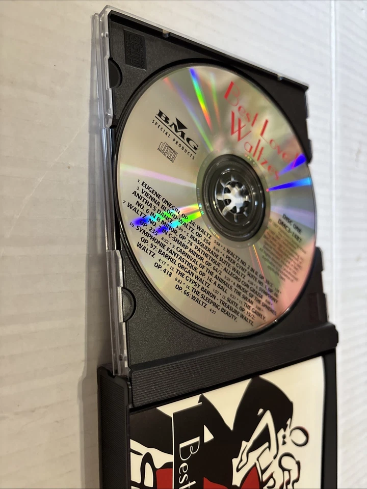 CDS music song vtg mix lot 2 set Best loved Waltzes BMG 1997 dances No Scratches - Image 2 of 4