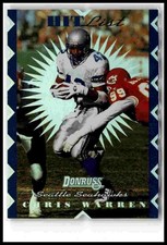 1996 Donruss #11 Chris Warren Hit List #/10000