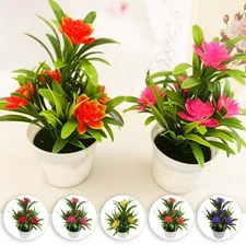Artificial Flowers Floral Garden Home Office Plant Plastics Decoration