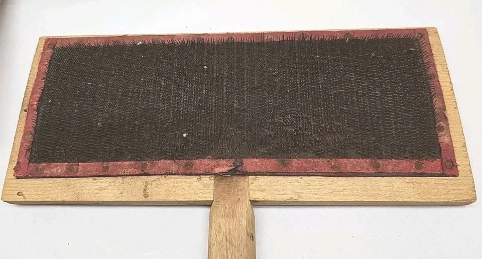 Redman Card Clothing Co. No. 10 Cotton Wool Carders Pair - Image 4 of 4