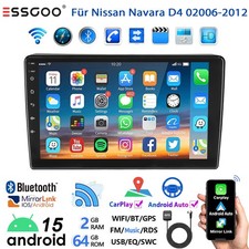 Für Nissan Navara D40 2006-2012 Android 15 Autoradio Carplay GPS WIFI RDS 2+64GB