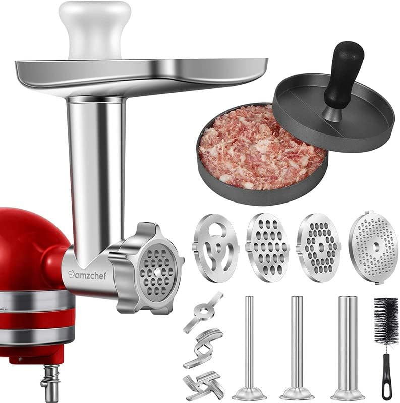 KitchenAid Stand Mixer Metal Food Grinder Attachment for Meat Grinding