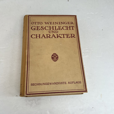 Geschlecht Und Charakter in German 